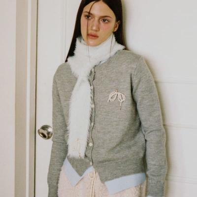Leterie ANGORA RIBBON MUFFLER_MINT