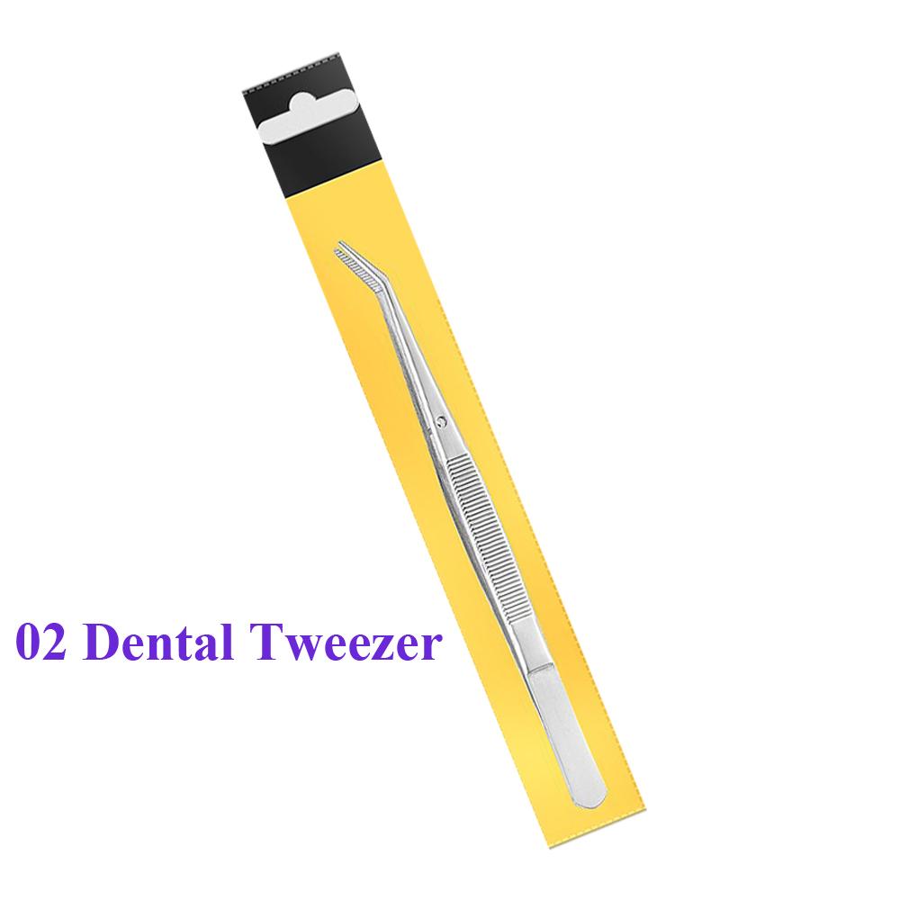 Professional Stainless Steel Dental Mirror Double Probe Sickle Hoe Tooth Cleaner Oral Care Dentist Home Use Tools