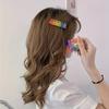 Jelly Bear Hair Clip | Multi-Color Plastic Duckbill Clips for Women | Cute & Durable Hair Accessories with Glossy Finish | Ideal for Styling