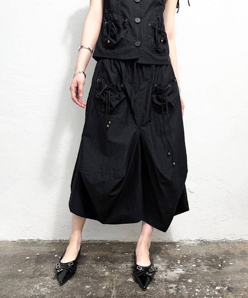 Seutillesseodi Volume Pocket Structured Skirt