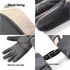 Warm Fleece Lined Gloves For Men And Women Outdoor Cycling Windproof Waterproof Touchscreen Skiing Gloves