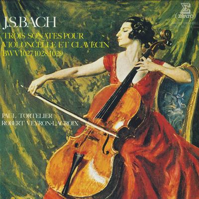 LP-Schallplatte PAUL TORTELIER , ROBERT VEYRON-LACR - Bach: Sonaten für Cello und Cembalo REL1018 ERATO 1980 Japan Klassik Gebraucht
