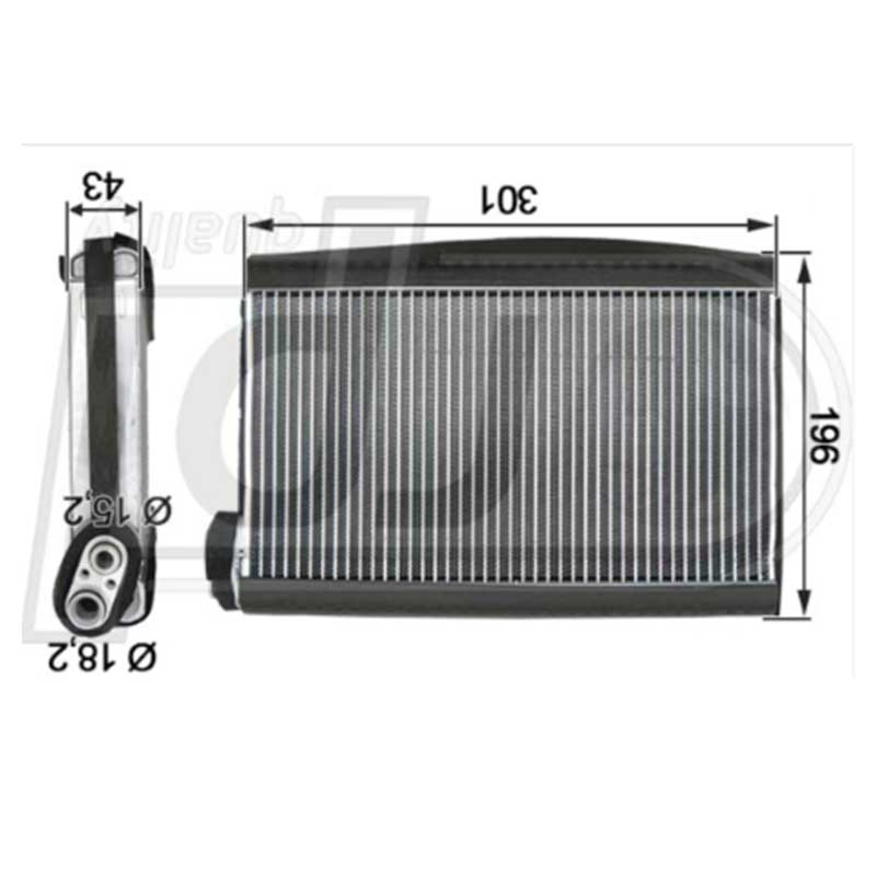 Air Conditioning Evaporator Core Expansion Valve and Connecting Aluminum Tube For Hino 700 Excavator Excavator