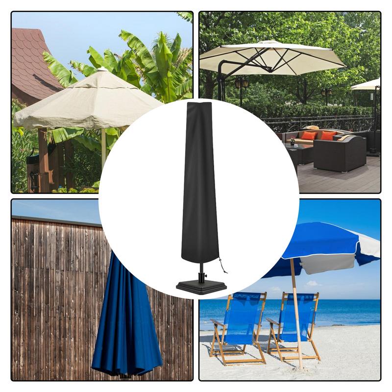 Umbrelă Husă de Patio Exterior Rezistentă la Apă Huse Umbrelă de Piață cu Fermoar Husă de Înlocuire pentru Umbrelă de Patio pentru Exterior