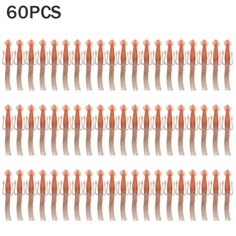 1-60PCS Funny Squid Cuttlefish Fork for Fruit Noodle Bento Food Pick Kitchen Tableware Cute Instant Lunch Tool Toothpick Set