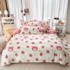 Simple Bedding Washed Cotton Four-piece Set Pastoral Bed Sheet Quilt Cover Bedding Three-piece Set