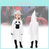 Bílý kostým Ducha pro děti s elegantními rukavicemi, ideální pro halloweenské oslavy