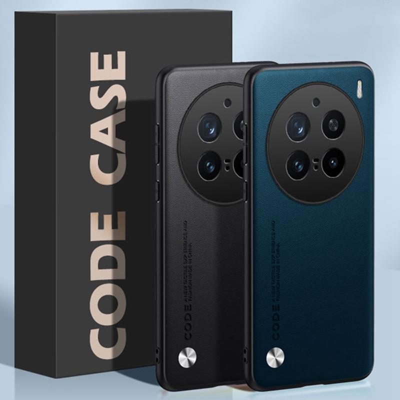 Luxury PU Leather Case For Vivo X200 Pro Back Cover Matte Silicone Shockproof Full Protection Phone Case For Vivo X200Pro 5G