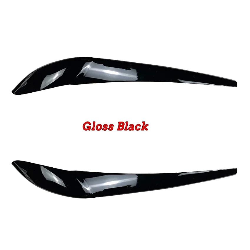 Headlight Eyelids Eyebrows Body Kit Sticker Tuning Gloss Black ABS Plastic For BMW X3 F25 X4 F26 2014 2015 2016 2017 2018