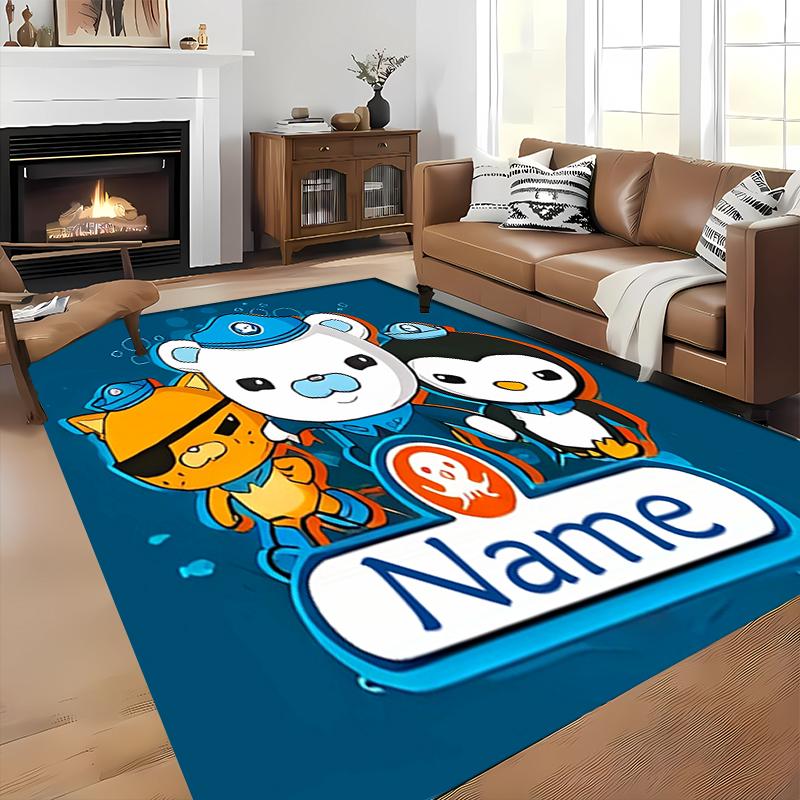 Custom personalization Octonauts Area Rug - Perfect For Kitchen, Bathroom,Laundry Room Decor Large Size Available,Gift All Seasons