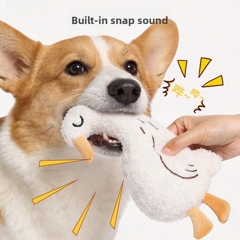 New Pet Cat Toy - Soft and Fluffy Fabric Plush Toy with Cat Fur Sound and Vibrating Paper, for Teething Dogs and Playful Cats.