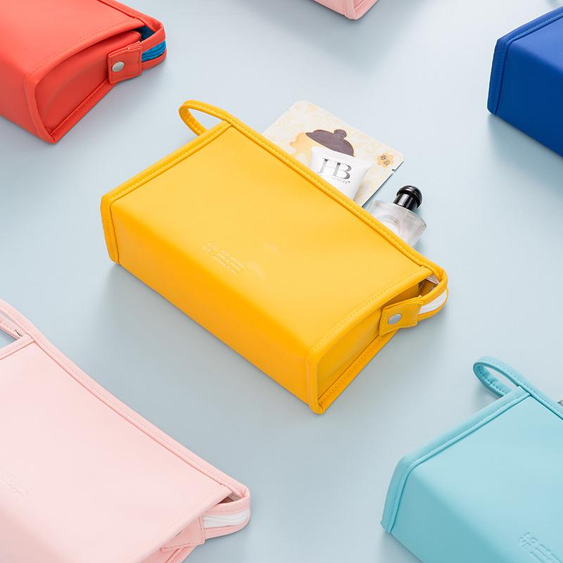Simple Urban Stylish Design Large Capacity Makeup Bag Portable Pouch Storage