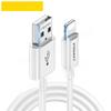 PISEN Fast Charging Cable for Apple iPhone: Compatible with iPhone 8 Plus, X, 12, 13, 14, 15 Pro, and 16.