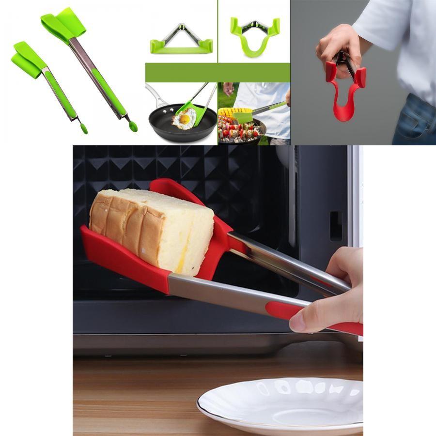 Modern Minimalist Silicone Food Clip Kitchen Tool 9 12 Inch Clamp Heat-resistant Food Clip