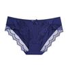 European & American Low-Rise Lace Ice Silk Panties - Women's Sexy Underwear with Cotton Crotch