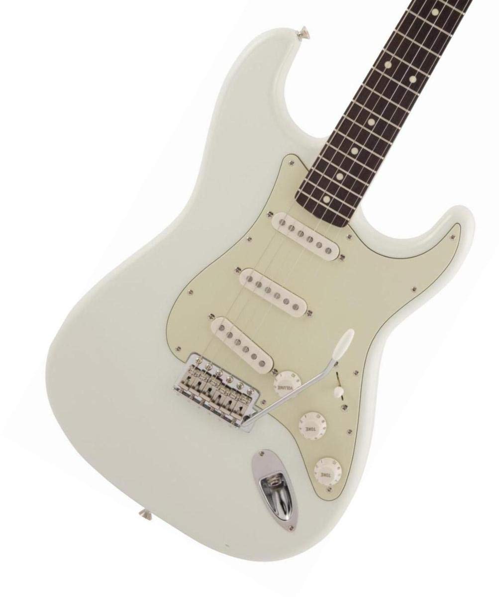 Chitarra elettrica Fender Made in Japan Traditional 60s Palissandro Olympic White Stratocaster®, tastiera,