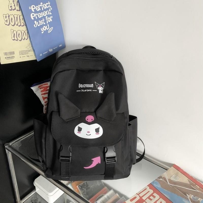 Cute Nylon Animal Print Backpack For Boys And Girls Schoolbag With Arc Straps