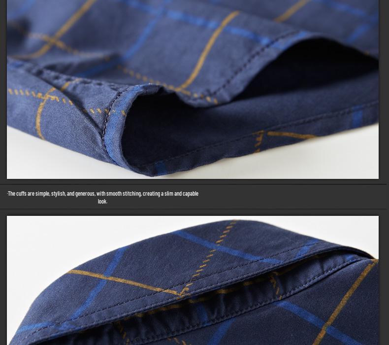 Men's 2023 Summer Plaid Short Sleeve Loose Cotton Shirt - Plus Size Casual Wear