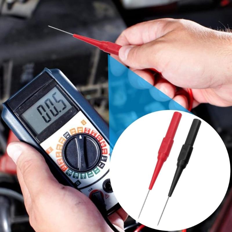 Pack Of 15 Universal Multimeter Test Probes Wire Piercing Probes for Automotive Electrical Diagnostics & Circuit Testing