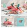 Thinking of You 3D Hummingbird Pop Up Birthday Cards Nature Theme 20*15cm 3D Flower Greeting Card Pop Up Card Valentine's Day