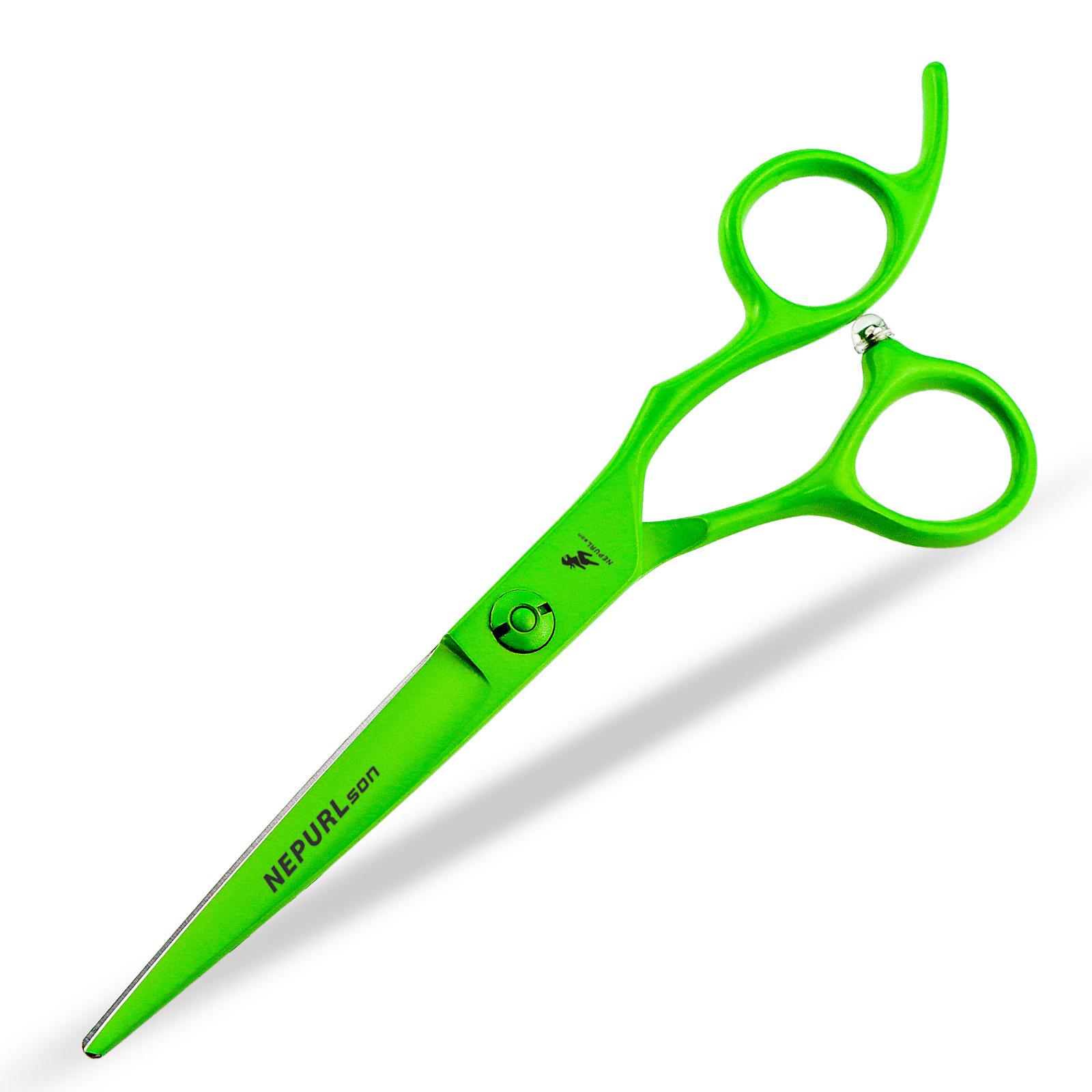 Napson Green 6.0-Inch Thinning Shears - Barber & Hair Scissors