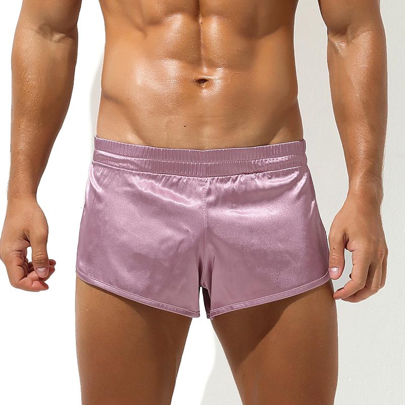 Men's Casual Aloha Pants & Double T-Back Ruffle Underwear - Plus Size, Youth, Sexy, Thin