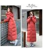Women's Long Loose Korean Style Down Cotton Coat - Winter 2025 Collection
