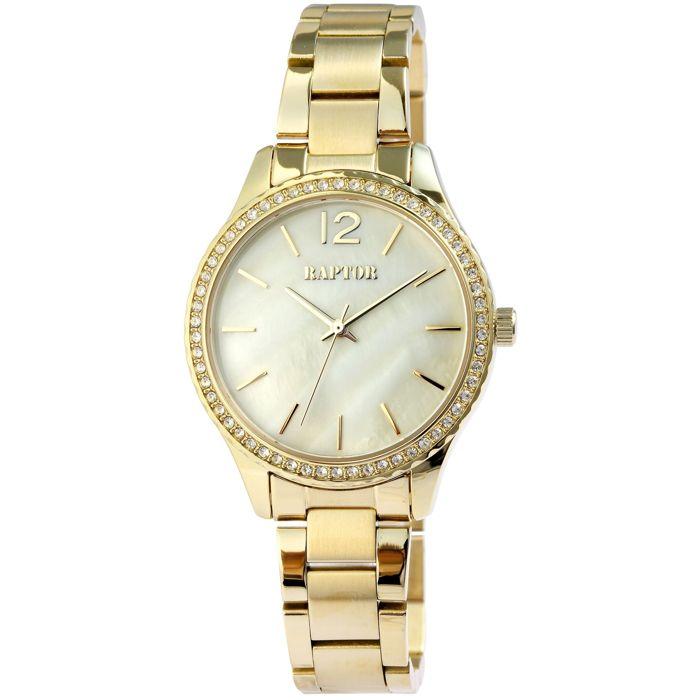 Watch - RAPTOR - Pia - Gold - Mother-of-pearl Dial - Stainless Steel 36 Mm