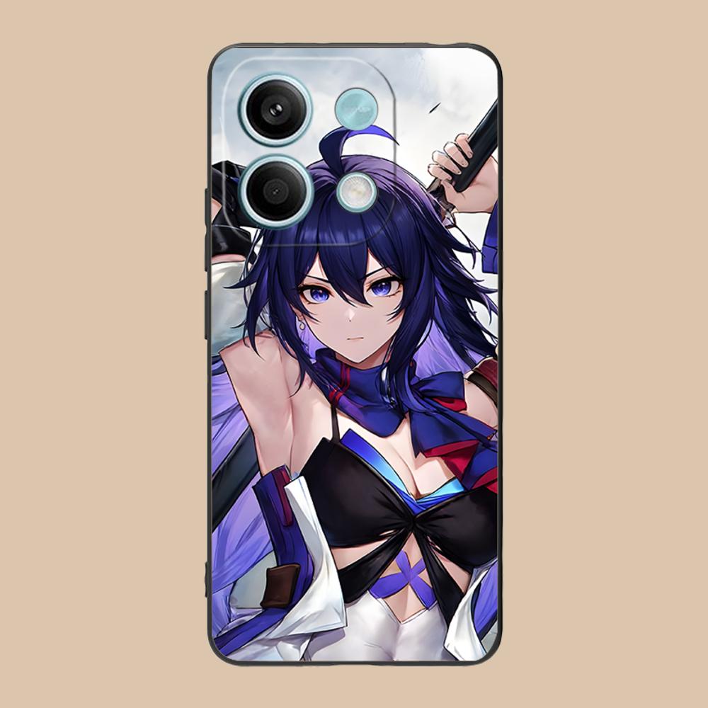 HSR Seele Matte TPU Mobile Phone Case for POCO F8 F7 F6 F5 F4 F3 F2 Pro GT C75 C71 C65 C61 C40 Pro Ultra Colorful Cover