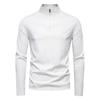 Herrsolskydd och UV-skyddsbas T-shirt Långärmad Halv dragkedja T-shirt för män