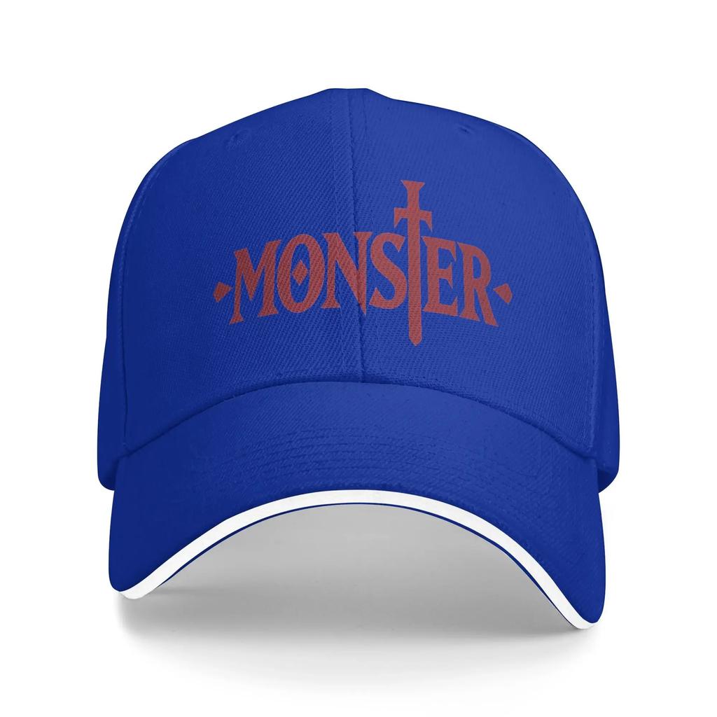Anime Monster Logo Merch Men Women Baseball Caps Dad Hat Retro Formal Headwear Adjustable Snapback Hat