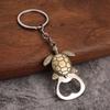 3PCS Zinc Alloy Beer Opener Keyring Embossed Animal Keyring Bottle Opener Keychain  Bar Party