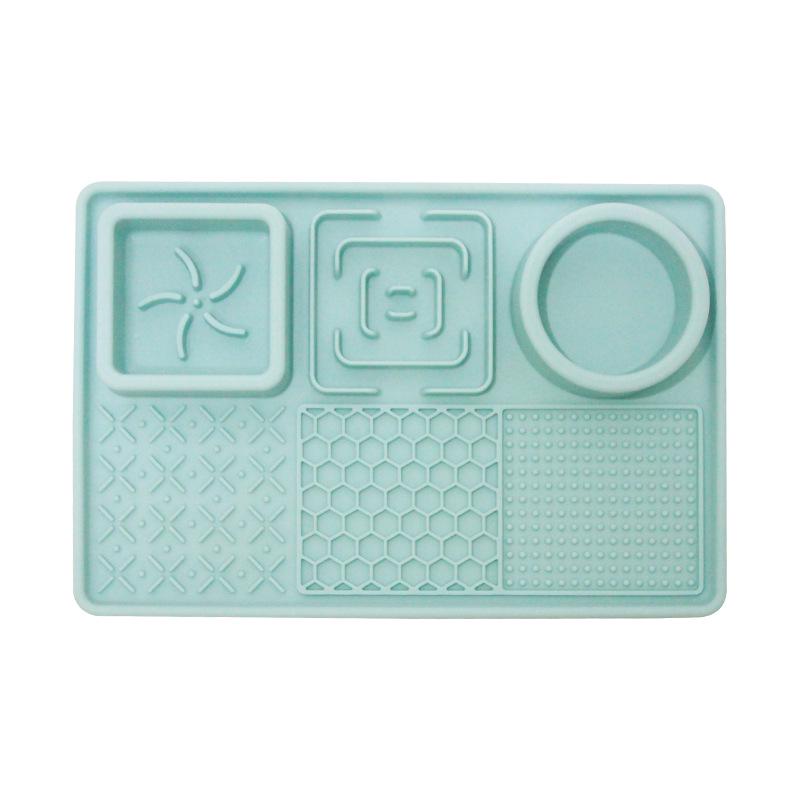 Silicone Non-Slip Waterproof Pet Feeding Mat - Easy Clean, Slow Feeder, Leakproof for Cats & Dogs