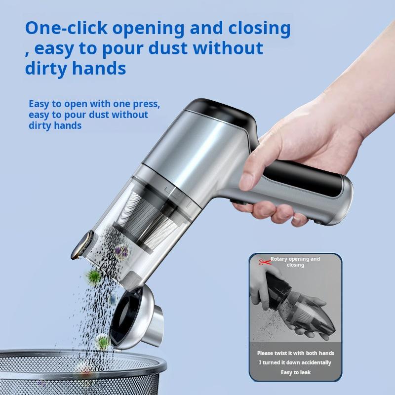 12000Pa Car Vacuum Cleaner Cordless Wireless Vehicle Portable Strong Suction Handheld Mini Wireless High Pressure Cleaner