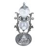 Sand Timer With Stand Vintage 15 Min Engraving Embossed Golden Hourglass Timer for Shelf Decor