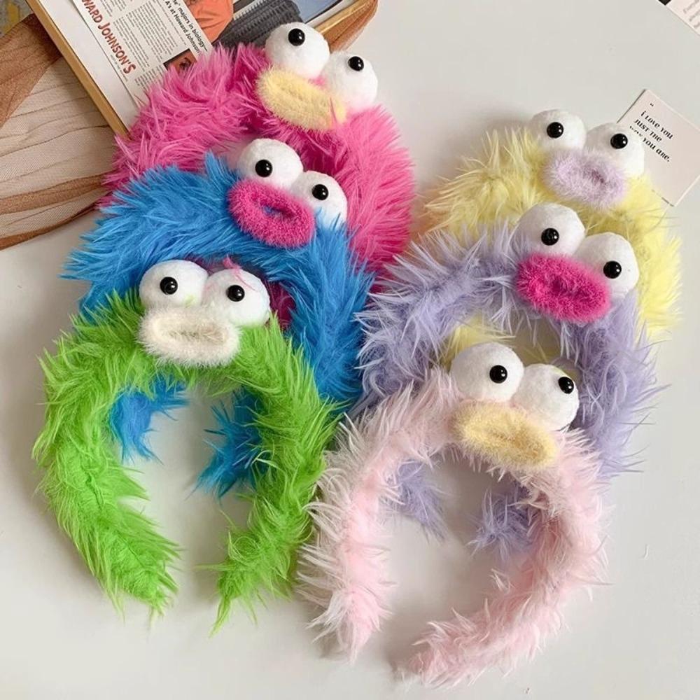 Colorful Cosplay Hairband Plush Funny Hair Hoop Cute Headband