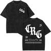 Rapper CENTRAL CEE WILD WEST Tour Magliette Lavate Vintage Unisex Donna Moda Maglietta Larga in Cotone Hip Hop Streetwear