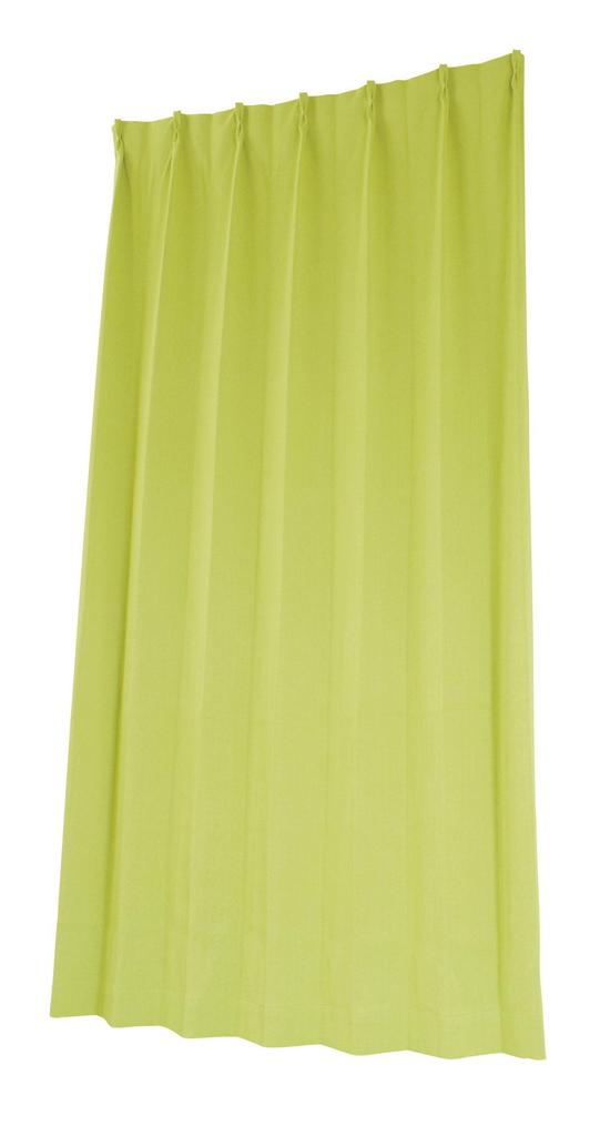 Univer 1st Class and Drape 100cm Wide X 178cm Set of 2 Light-Blocking Flame-Retardant Curtains, Chocolat, Yellow-Green, Long,