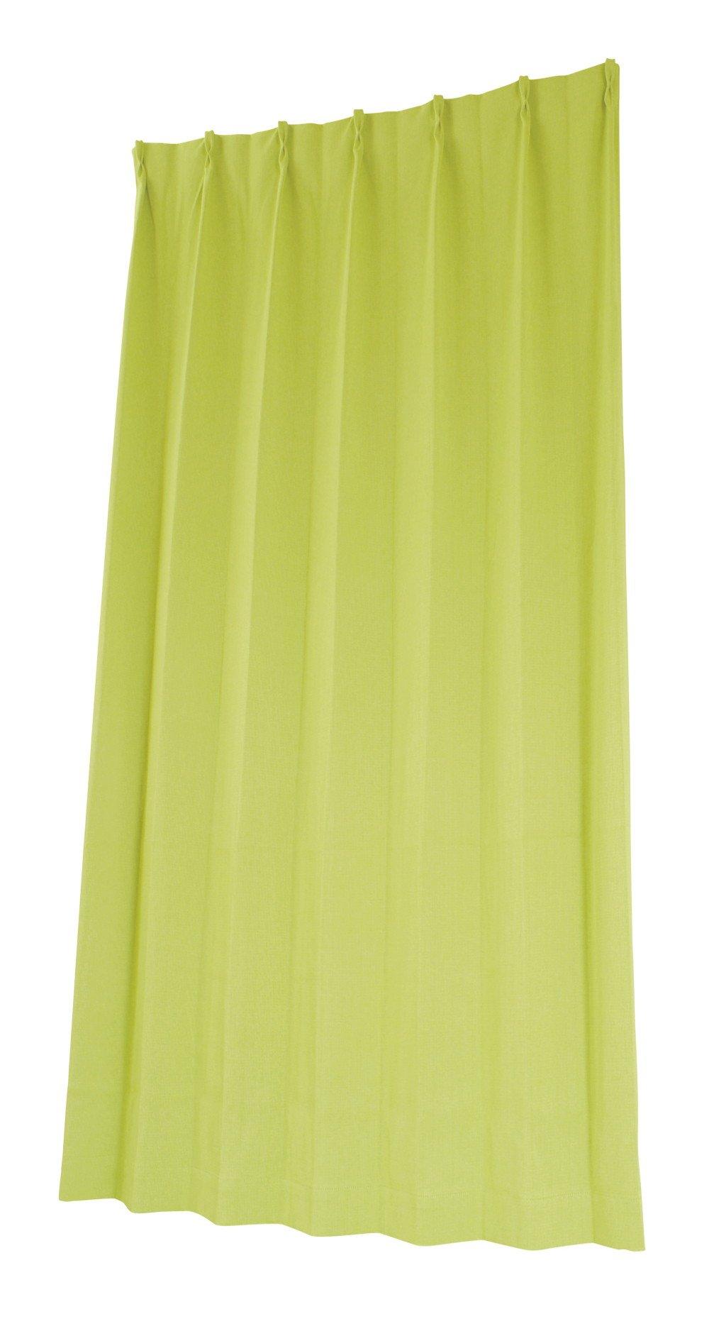 

Univer 1st Class and Drape 100cm Wide x 178cm Set of 2 Light-Blocking Flame-Retardant Curtains, Chocolat, Yellow-Green, Long,