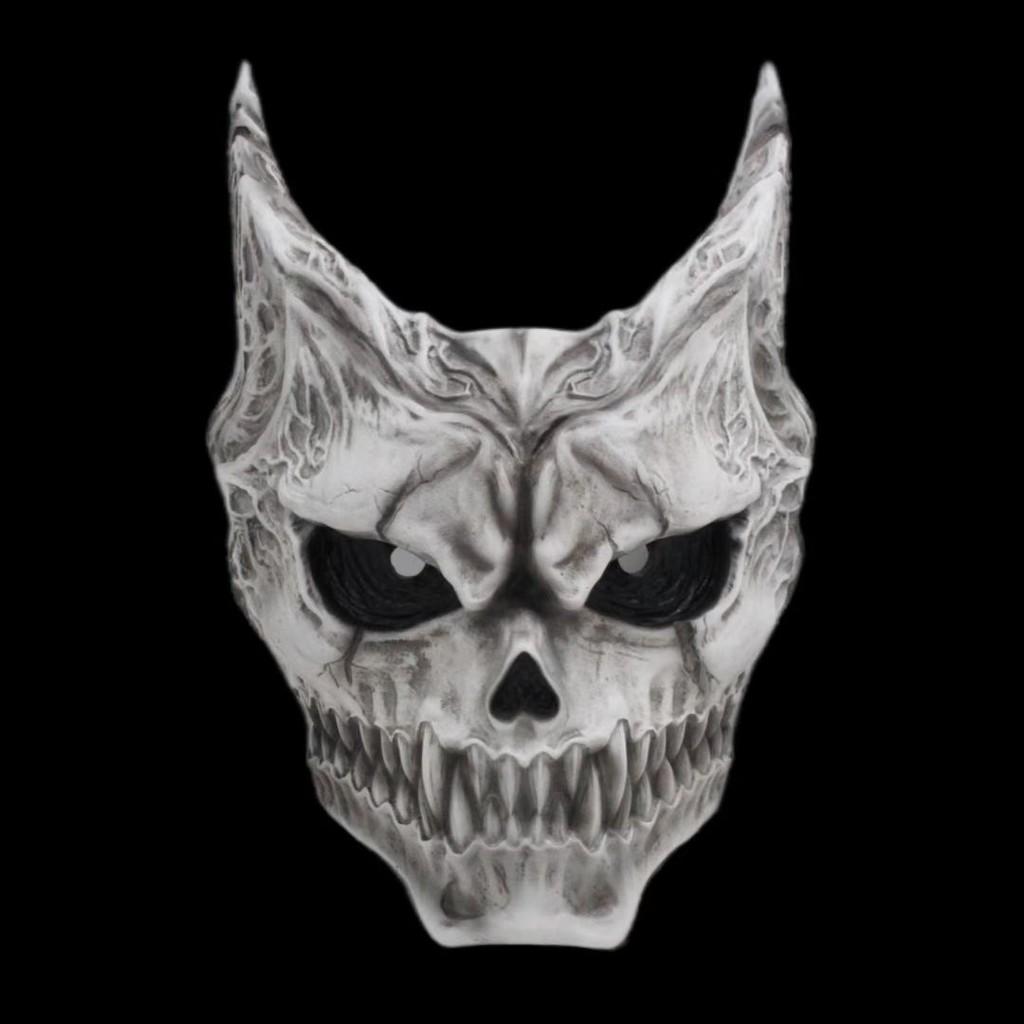 Kaiju No Eight Resinmaske mit Kampfbeschädigung für Weihnachts- und Halloweendekoration