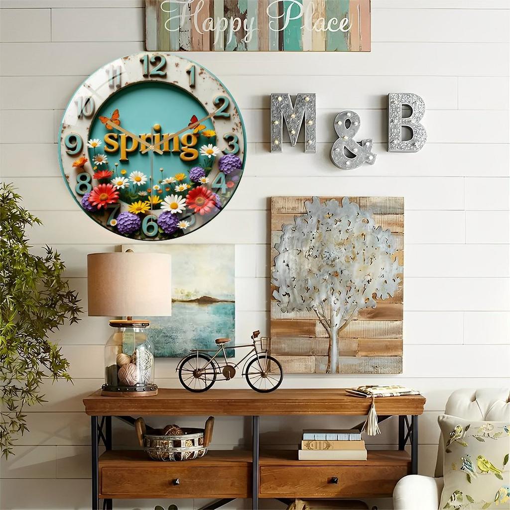 Large 12 Inch Glass Wall Clock Sourced from a Factory with High Quality Standards