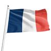France Flag Measuring 2 by 3 Feet, Or 60 by 90 Cm, Featuring Two Grommets, Ideal for Both Indoor And Outdoor Decoration, Suitable for Gardens, Lawns,
