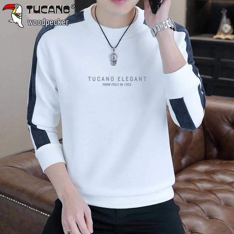 TUCANO Men's Casual Round Neck Long Sleeve Sweatshirt