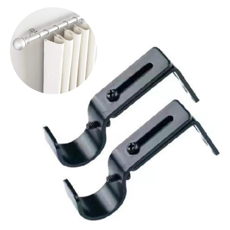 Adjustment Curtain Rod Support Modern Curtain Rod Bracket Window Rod Hold Expandable Rod Support Bracket for Bedroom