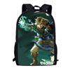 Legend Of Zelda Backpack Breath Of The Wild Game Student School Bag 3D Printed Backpack Cartoon