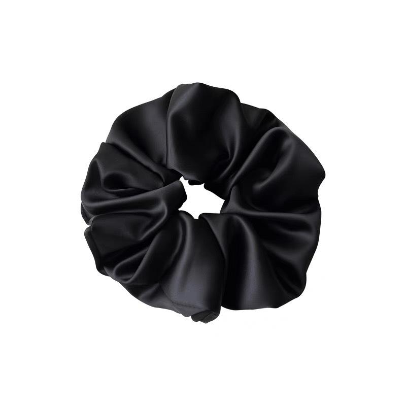 Zhao Lusi Xu me dazzling same style satin large intestine hair tie Xu Yan same style hair accessories ball headband hair rope headband