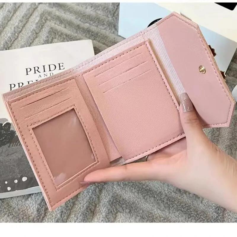 Simplicity and Fashion Women's Wallet Multifunctional Large Capacity Card Folding Clip Wallet