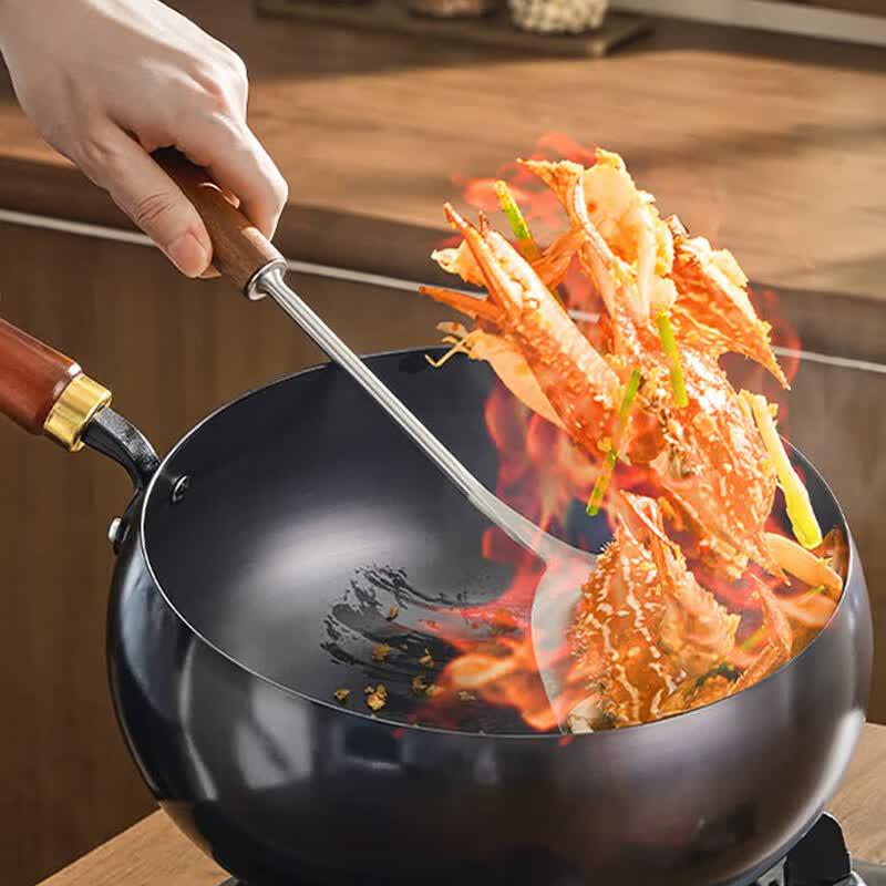 Supor Pumpkin-Style Fine Iron Nitrided Non-Stick Wok