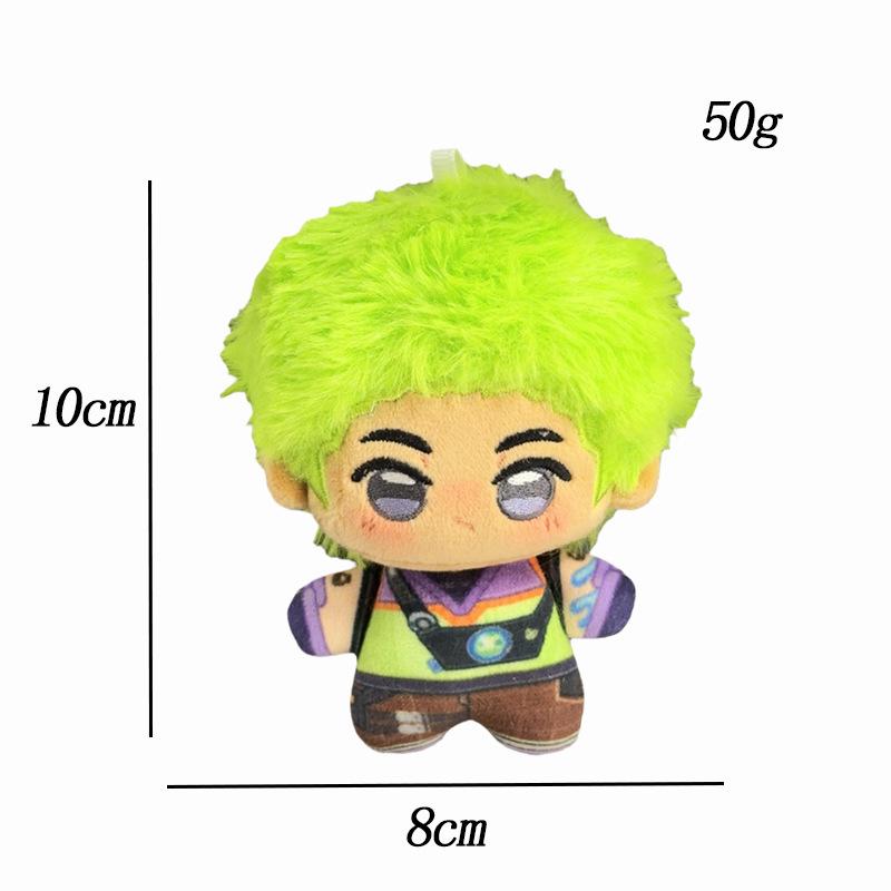 Новая игра Valorant Плюшевая Киберпанк Клоув Очаровательная Неон Исо Скай Рейна Гекко Вайпер Сейдж Джетт Омен Йору Плюшевая Игрушка 10см Кукла-Подвеска Подарок