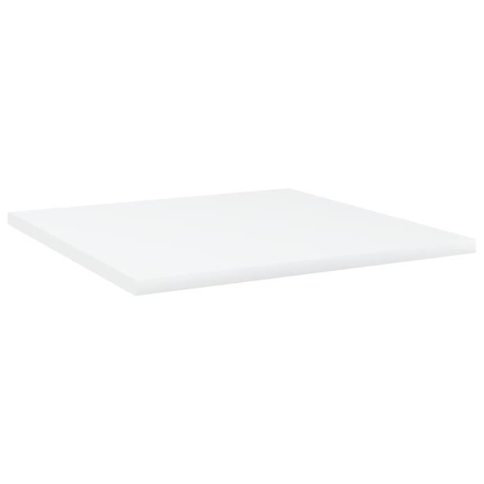 Panneaux de bibliothèque - vidaXL - 4 pcs - Bois d’ingénierie - Blanc - Mat